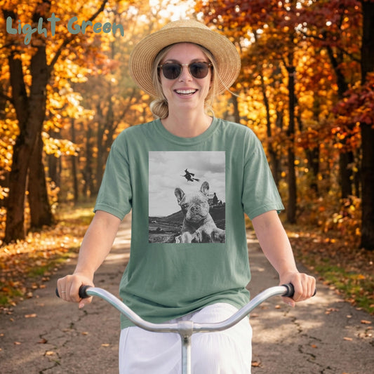 Frenchie Halloween Selfie Tee