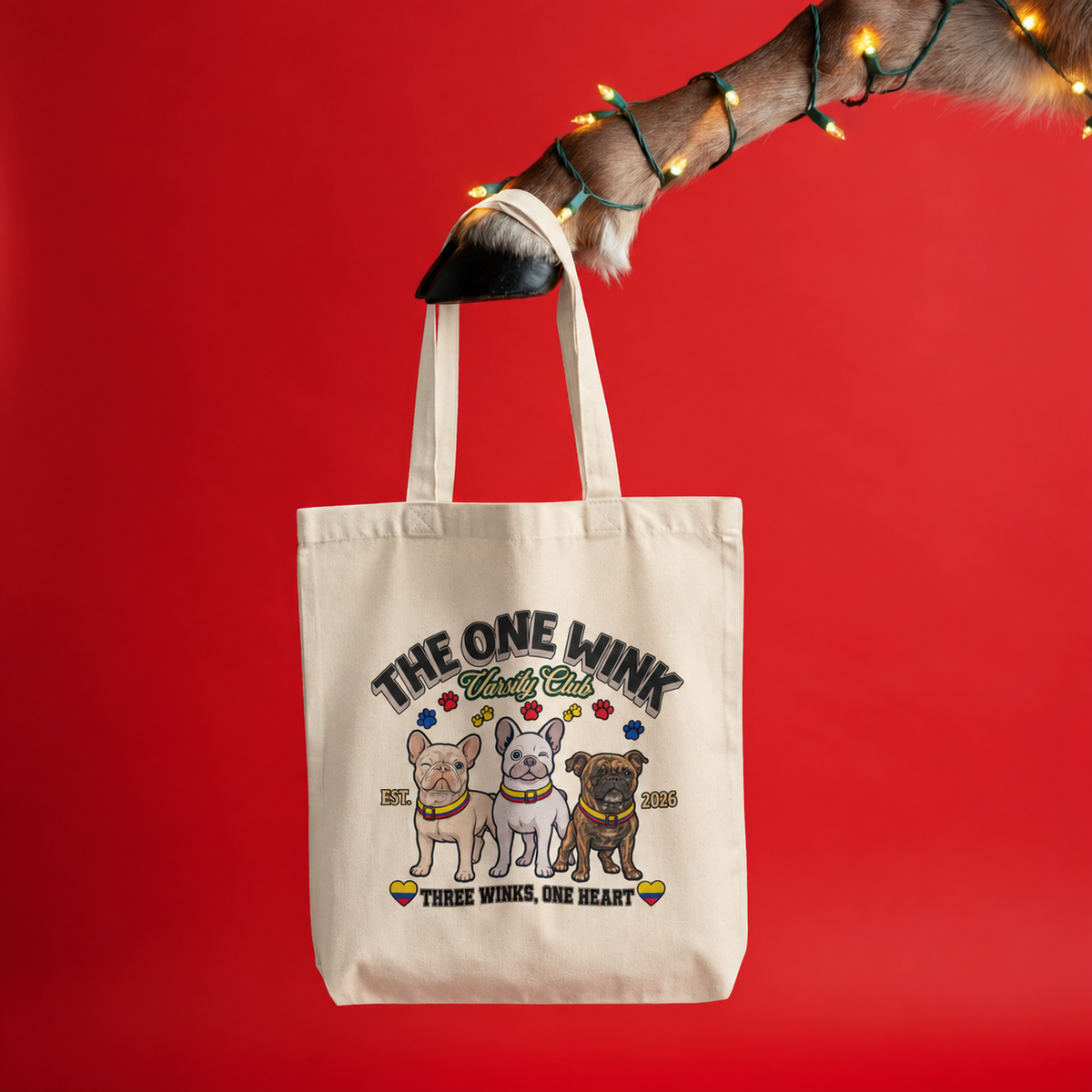 Bolso de mano One Wink Varsity Club
