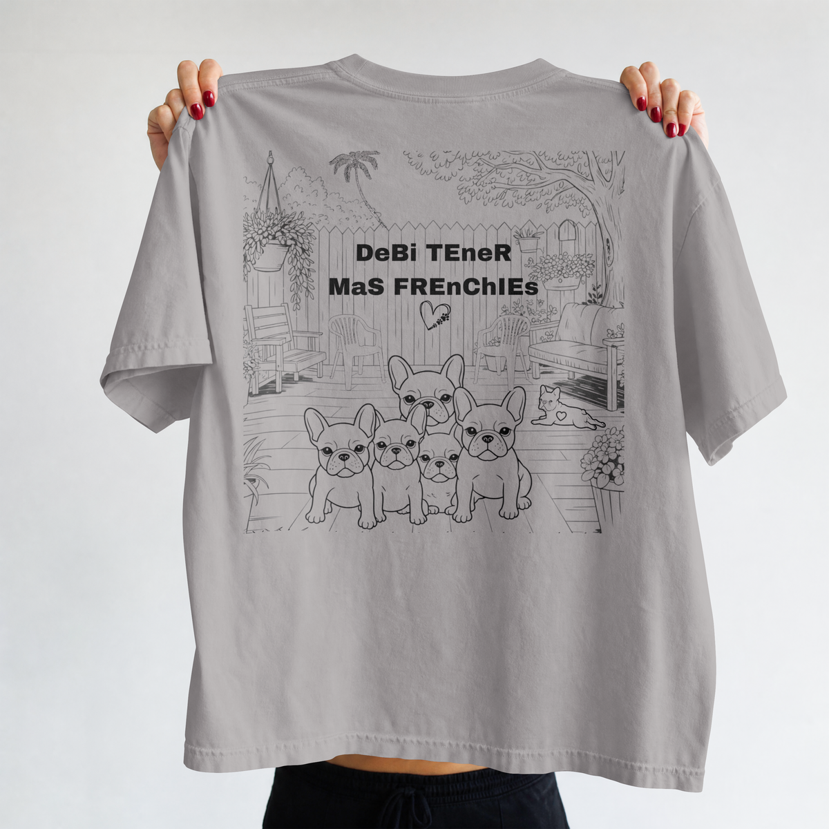 French Bulldog T-Shirt DeBi TEneR MaS FREnCHiEs