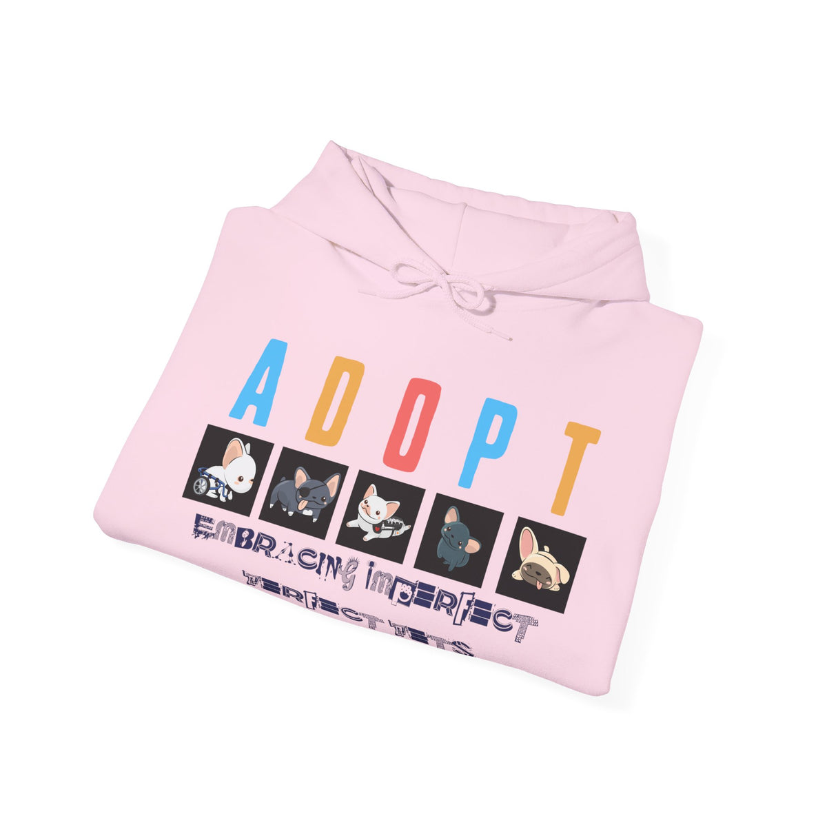 Adopt Imperfect Pets Hoodie - Unisex Dog Lover Sweatshirt