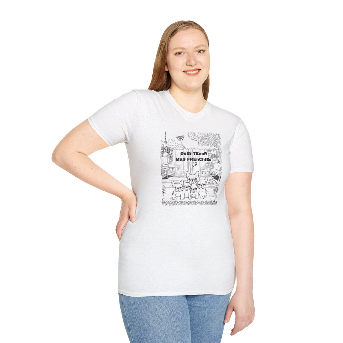 French Bulldog T-Shirt – Debi Tener Mas Frenchies