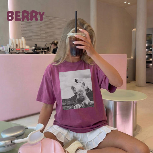 Frenchie Halloween Selfie Tee