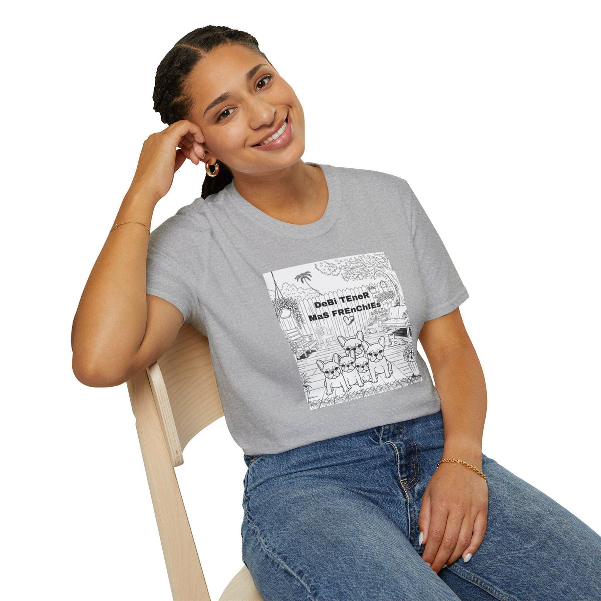 French Bulldog T-Shirt – Debi Tener Mas Frenchies