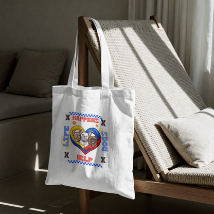 La vida pasa... Los perros ayudan Tote Bag