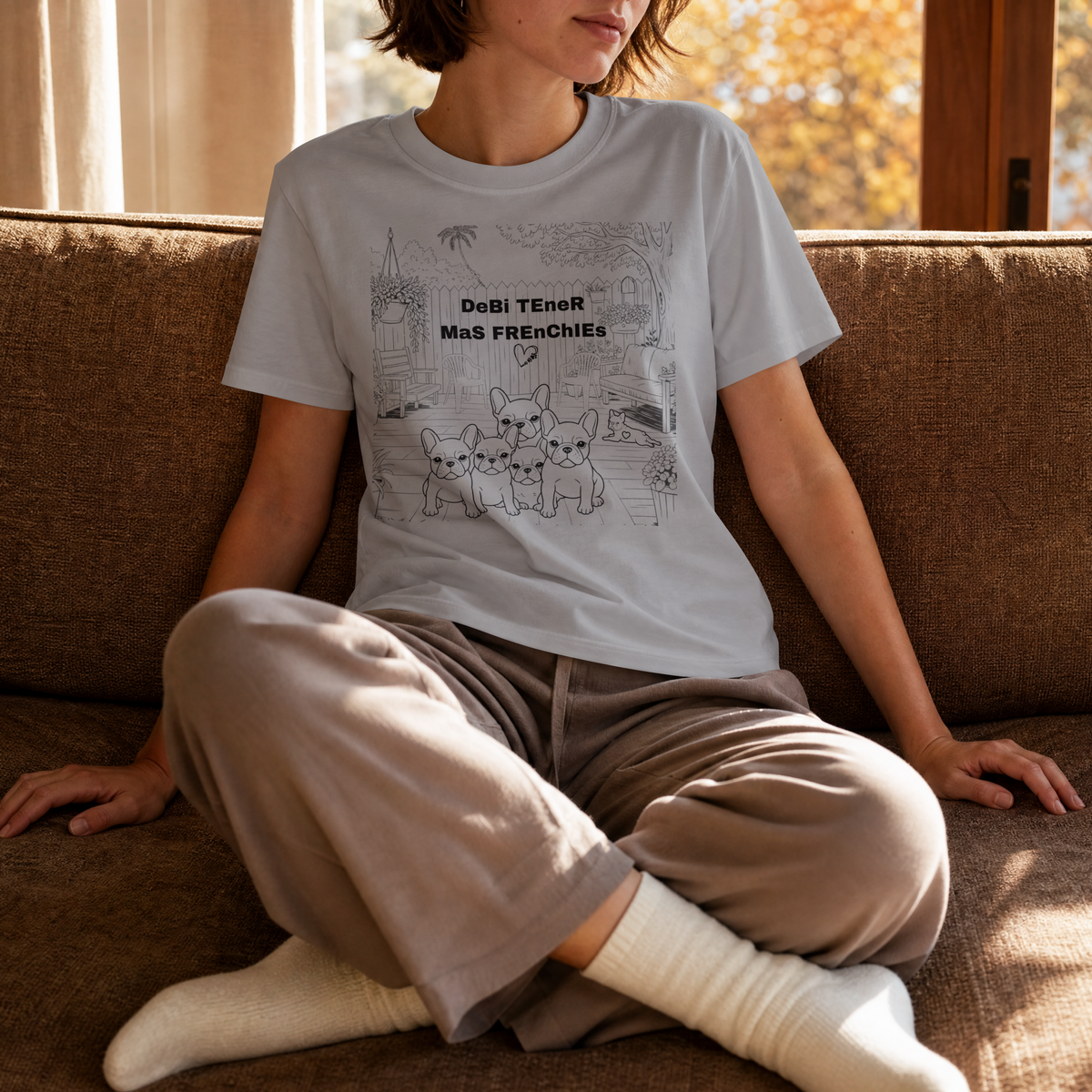 French Bulldog T-Shirt DeBi TEneR MaS FREnCHiEs