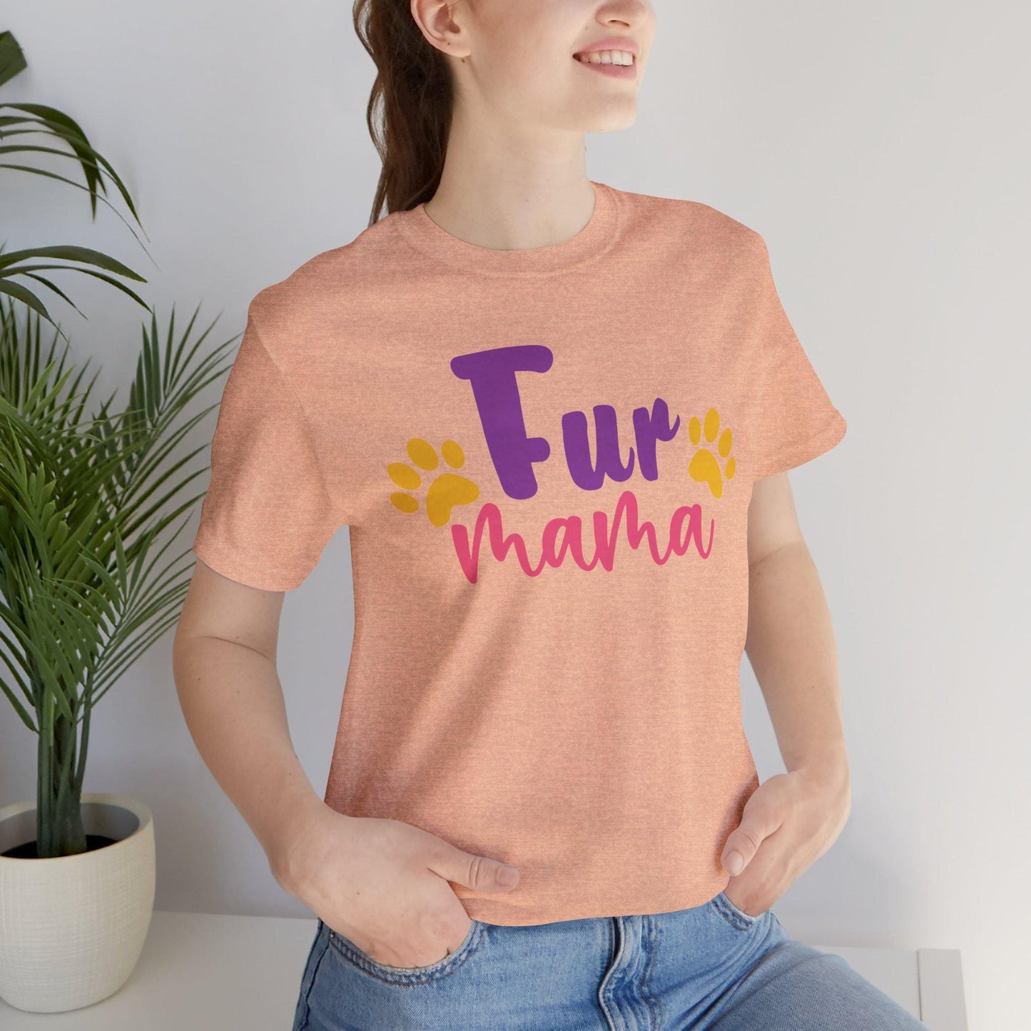 Fur Mama T-Shirt | Paw Print Graphic Tee