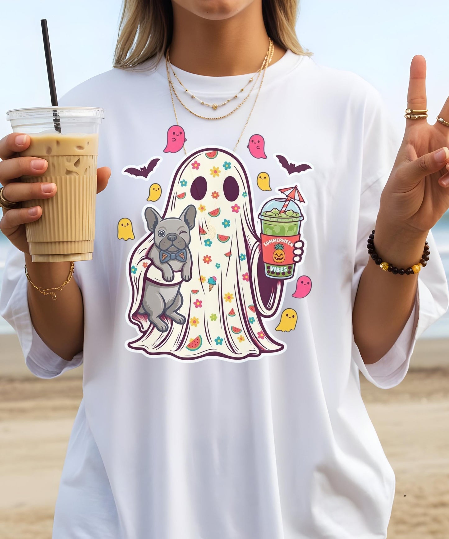 Summerween Vibes Ghost Dogs Unisex