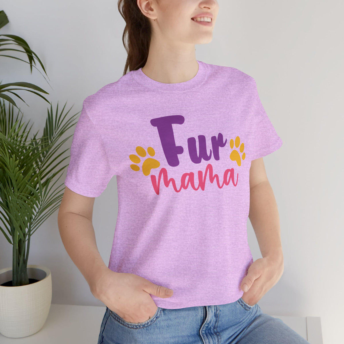 Fur Mama T-Shirt | Paw Print Graphic Tee