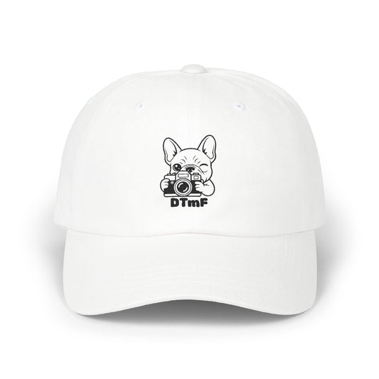 French Bulldog Photographer Dad Cap | Embroidered Camera Logo