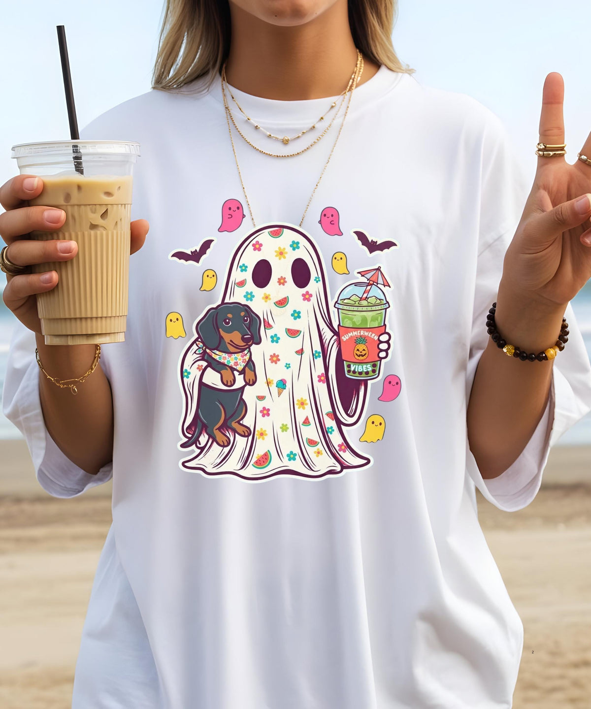 Summerween Vibes Ghost Dogs Unisex