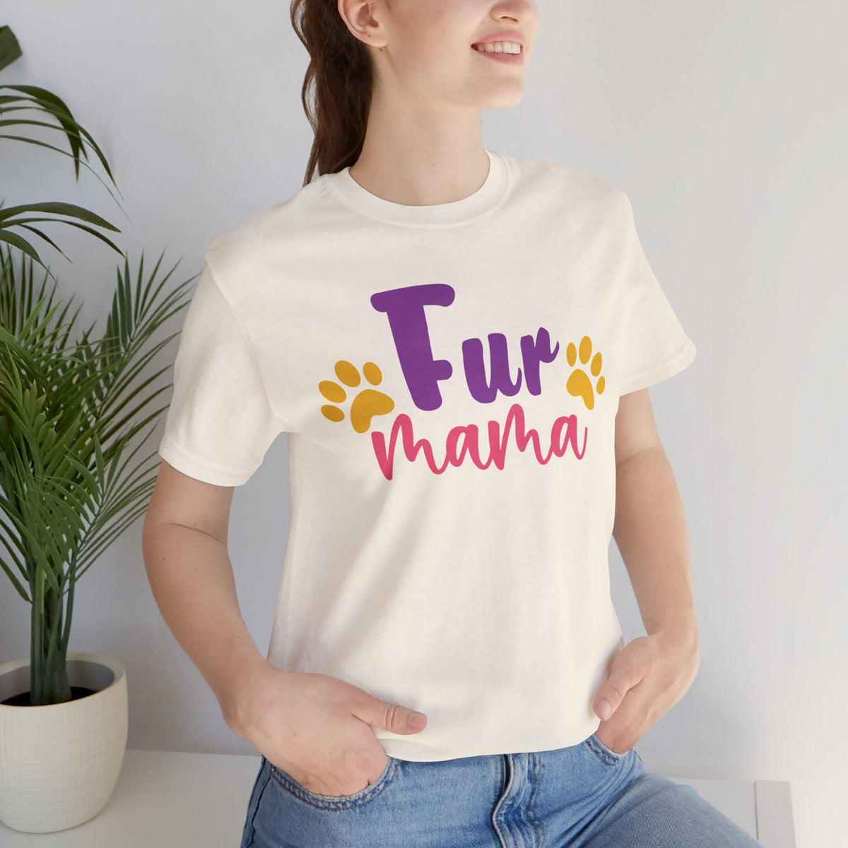 Fur Mama T-Shirt | Paw Print Graphic Tee