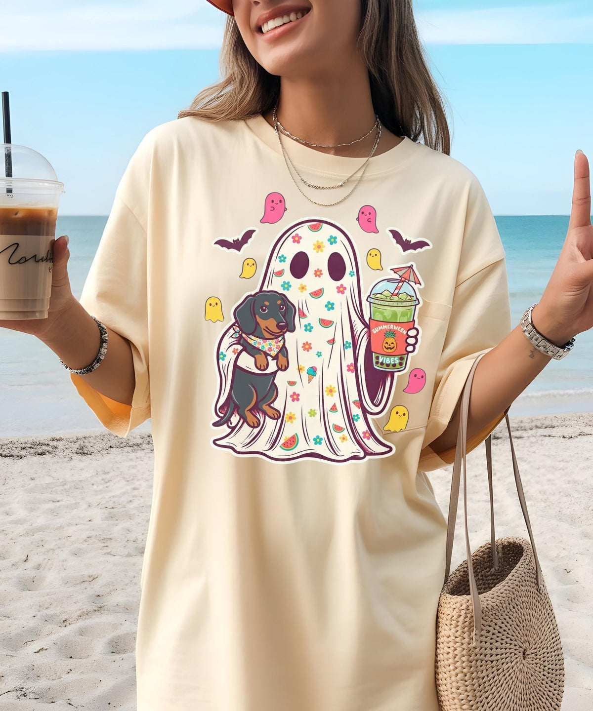 Summerween Vibes Ghost Dogs Unisex