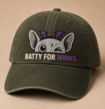 Winkingween Embroidered Halloween Caps 🎃🐾