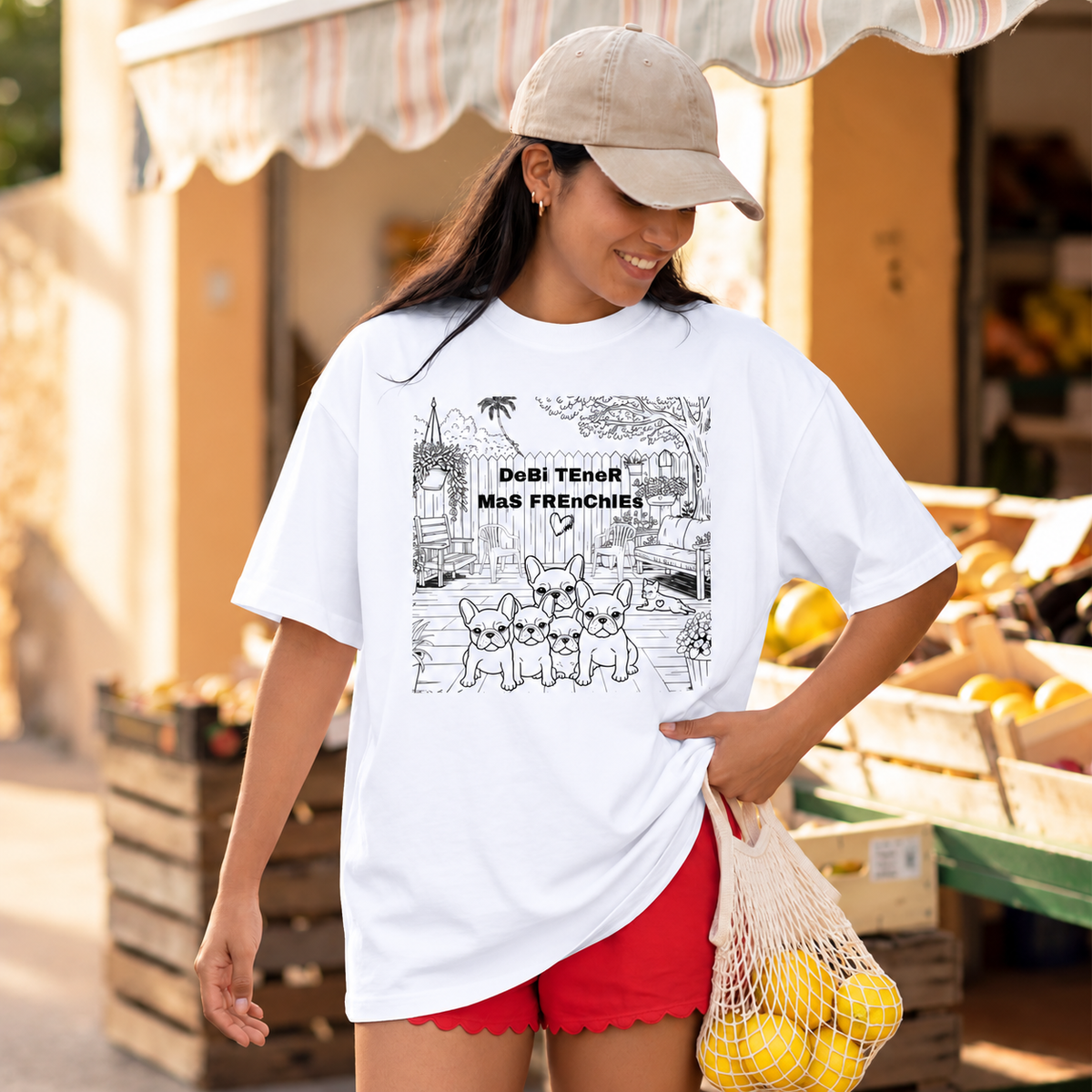 French Bulldog T-Shirt DeBi TEneR MaS FREnCHiEs