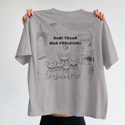 French Bulldog T-Shirt DeBi TEneR MaS FREnCHiEs