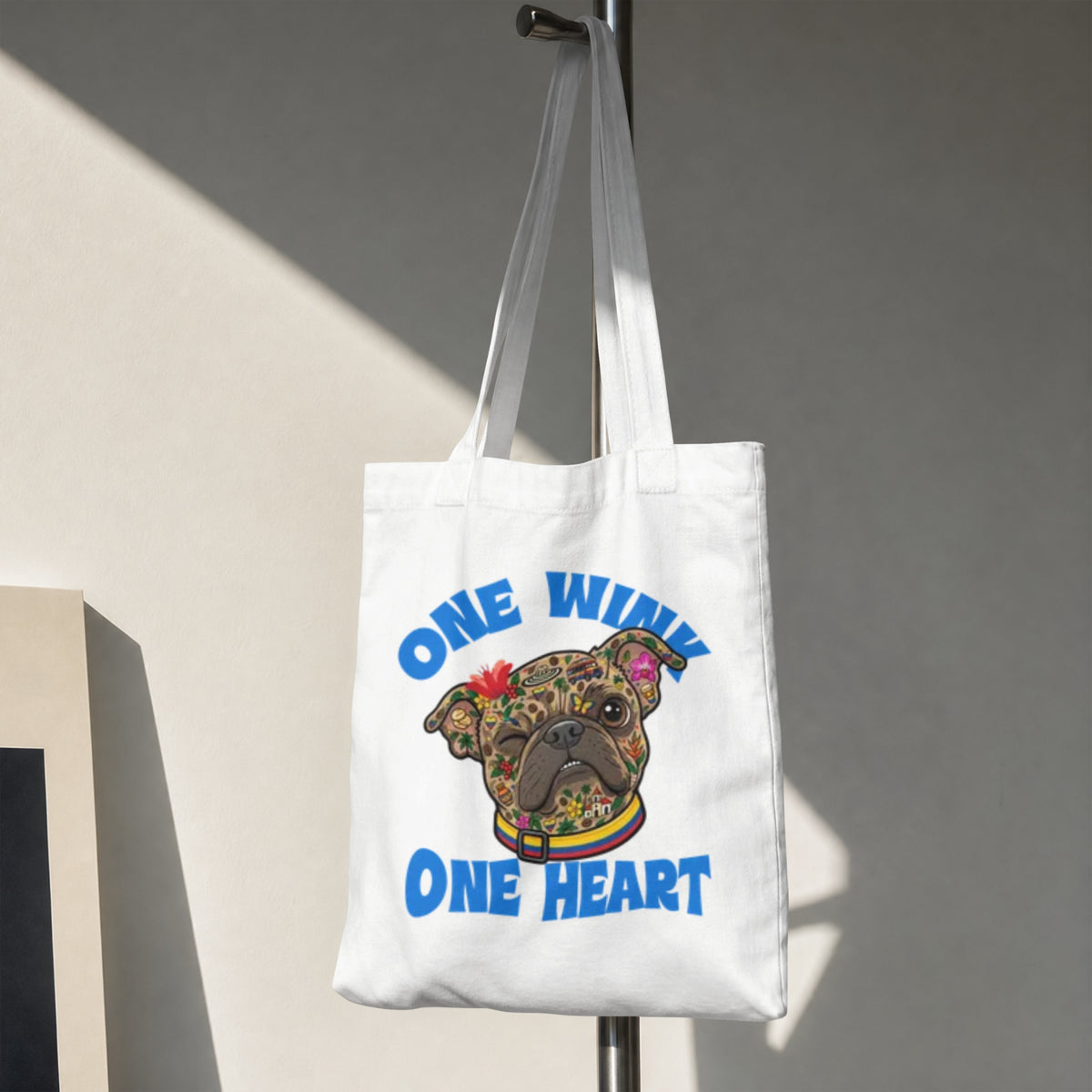 Pug Wink For A Cause Tote Bag