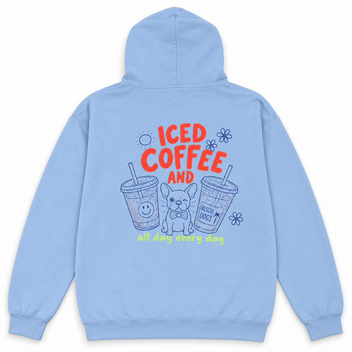 Henry’s Iced Coffee & Rescue Dogs Hoodie
