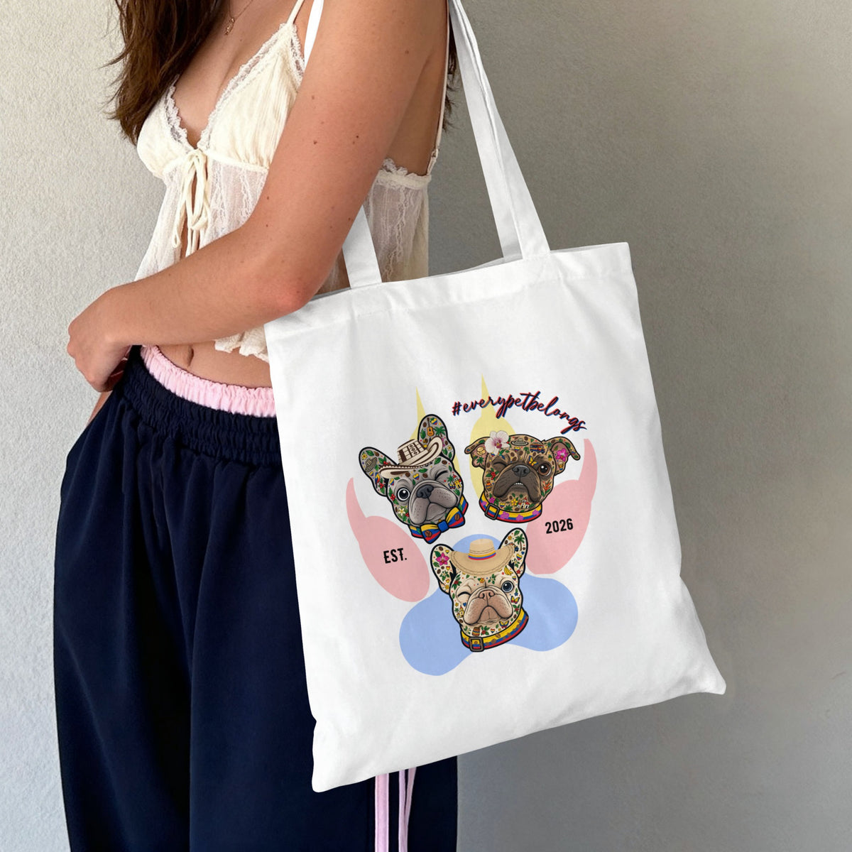 A Paw for Colombia Tote Bag
