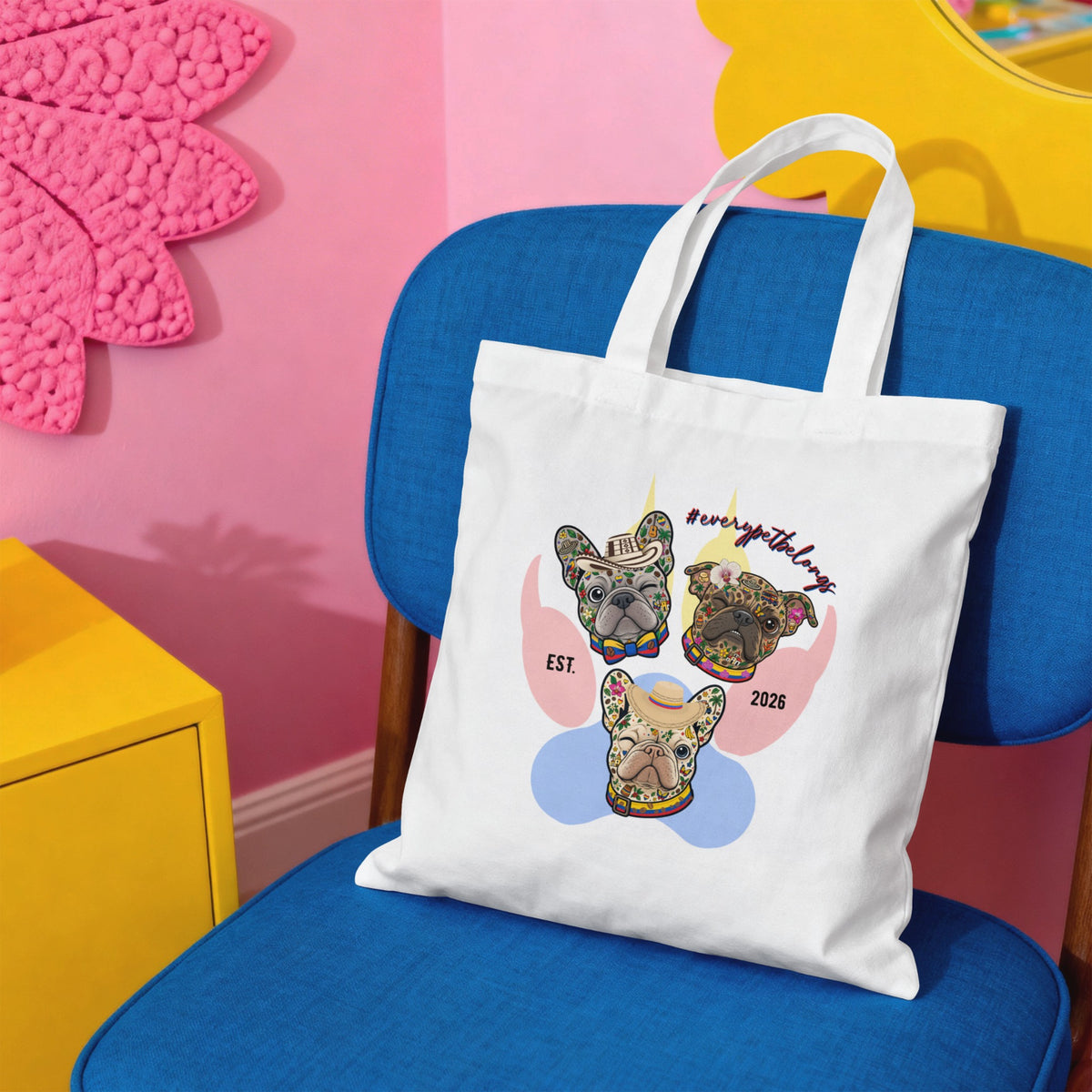 A Paw for Colombia Tote Bag