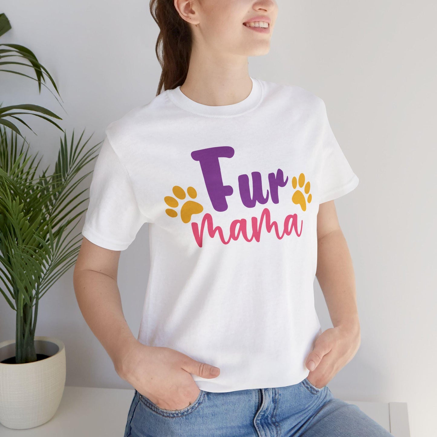 Fur Mama T-Shirt | Paw Print Graphic Tee