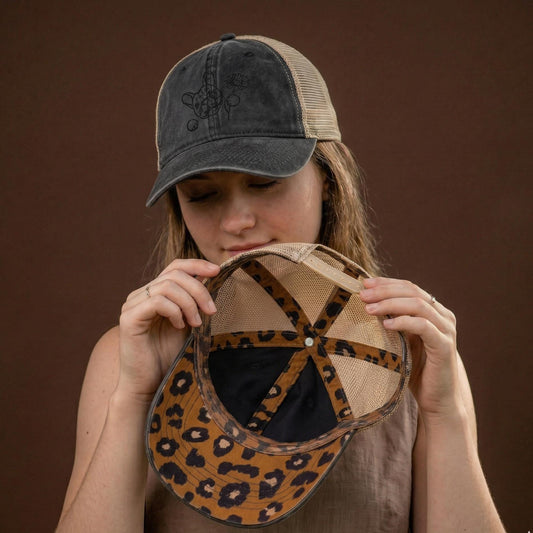 Gorra de camionero ajustable de malla lavada, regalo para mamá, gorra para chicas