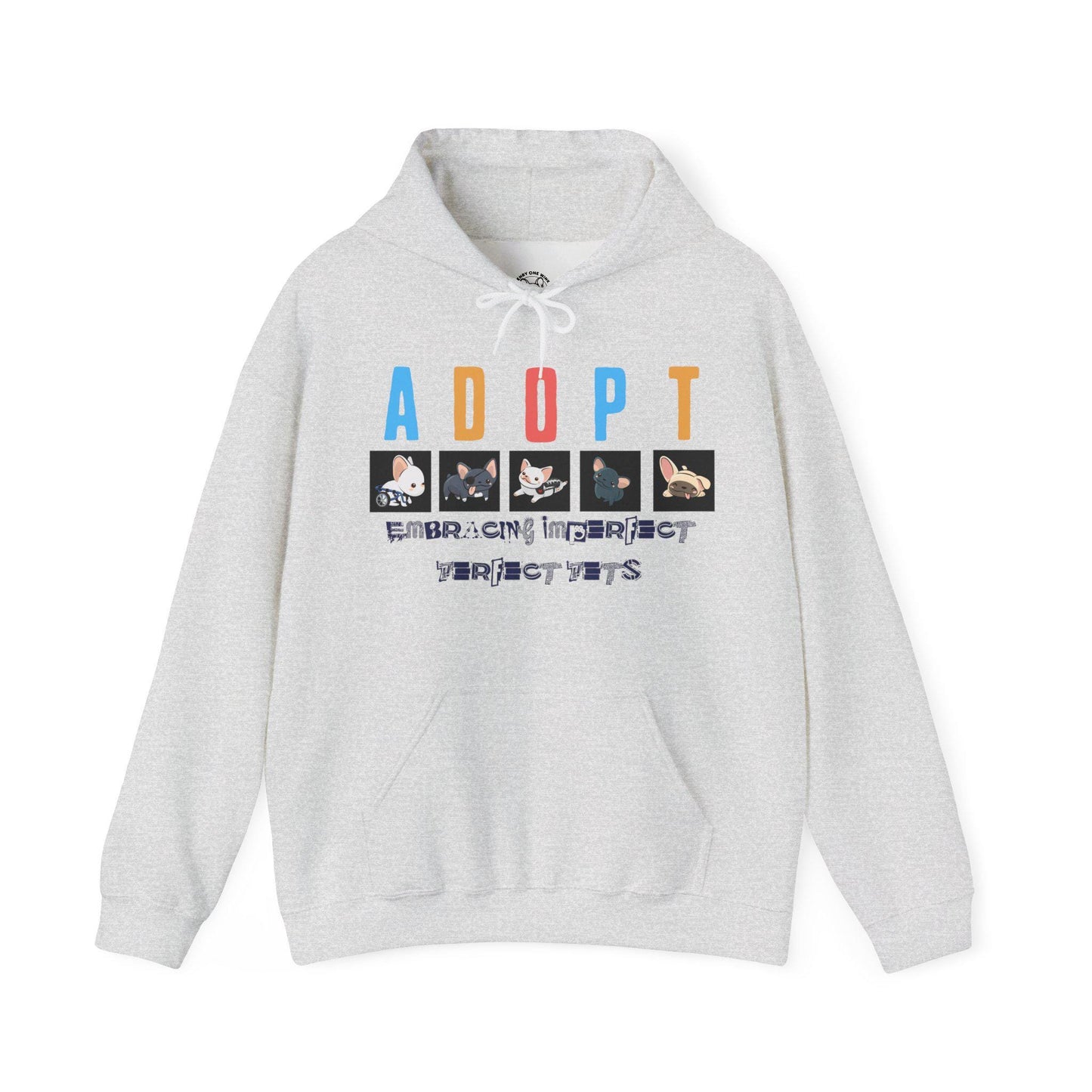 Adopt Imperfect Pets Hoodie - Unisex Dog Lover Sweatshirt