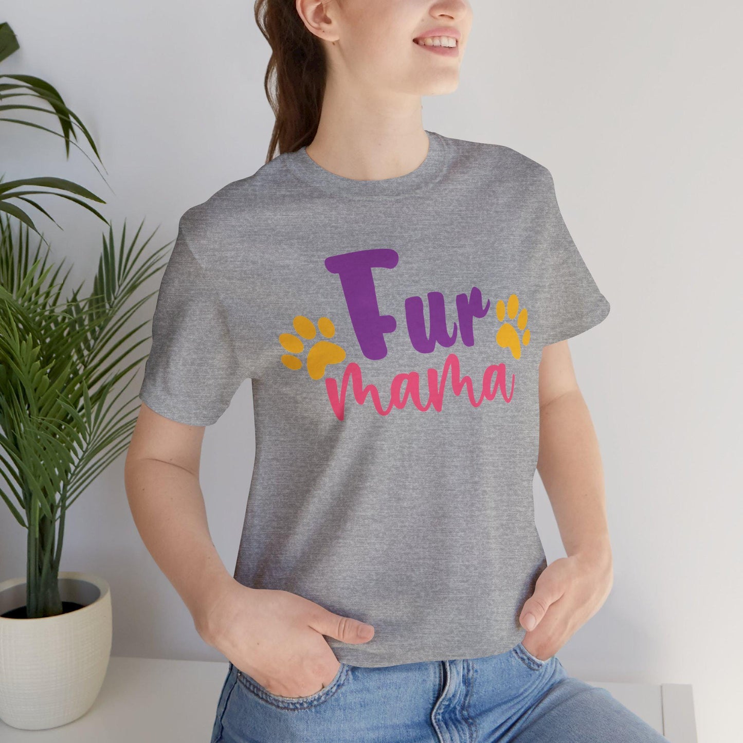 Fur Mama T-Shirt | Paw Print Graphic Tee