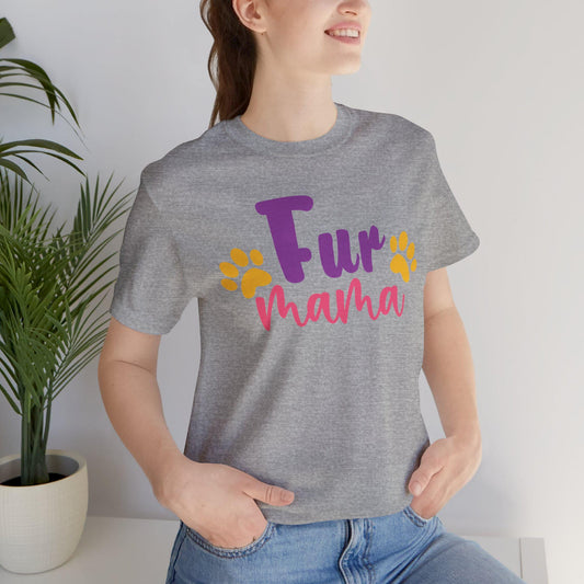 Fur Mama T-Shirt | Paw Print Graphic Tee
