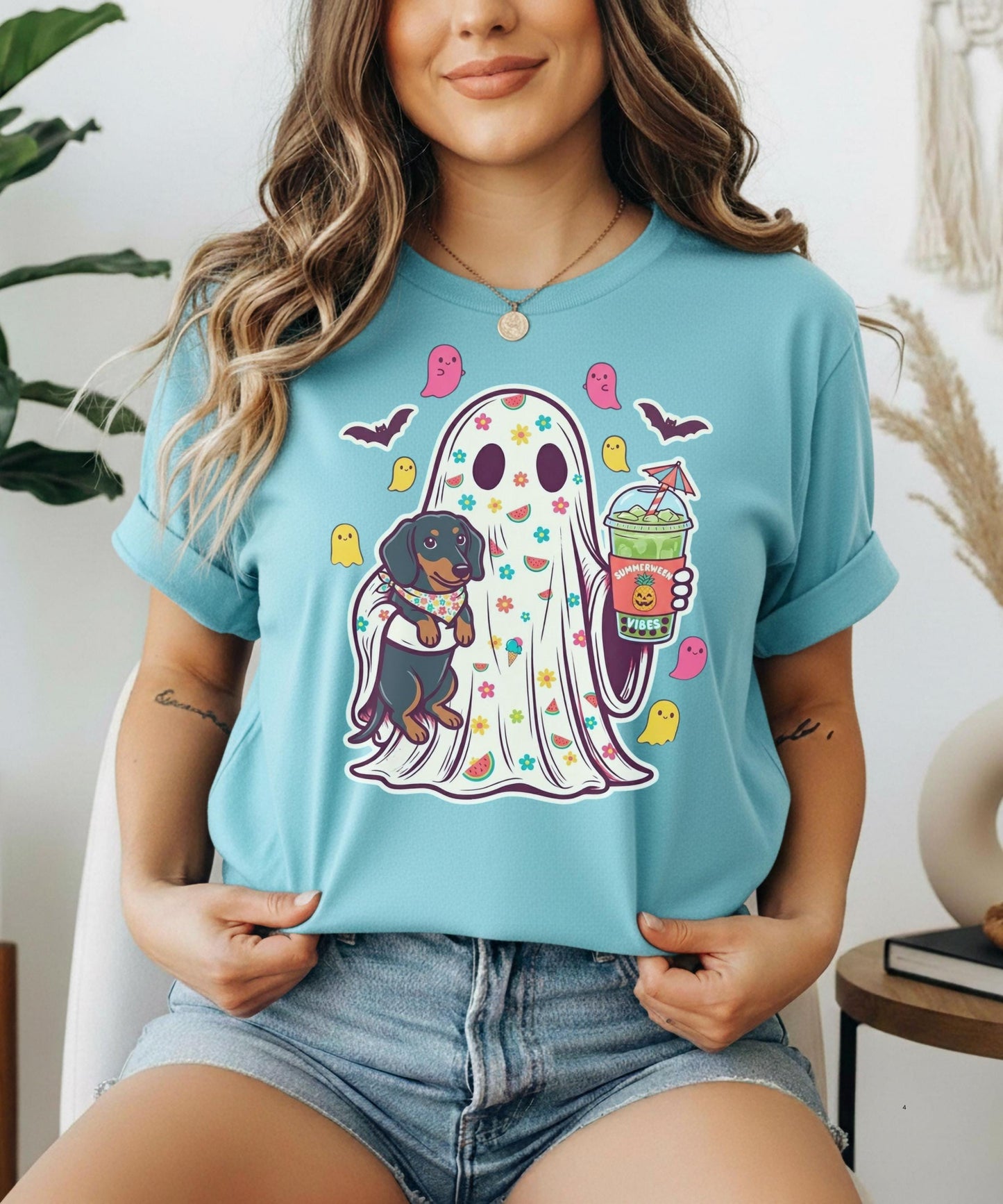 Summerween Vibes Ghost Dogs Unisex
