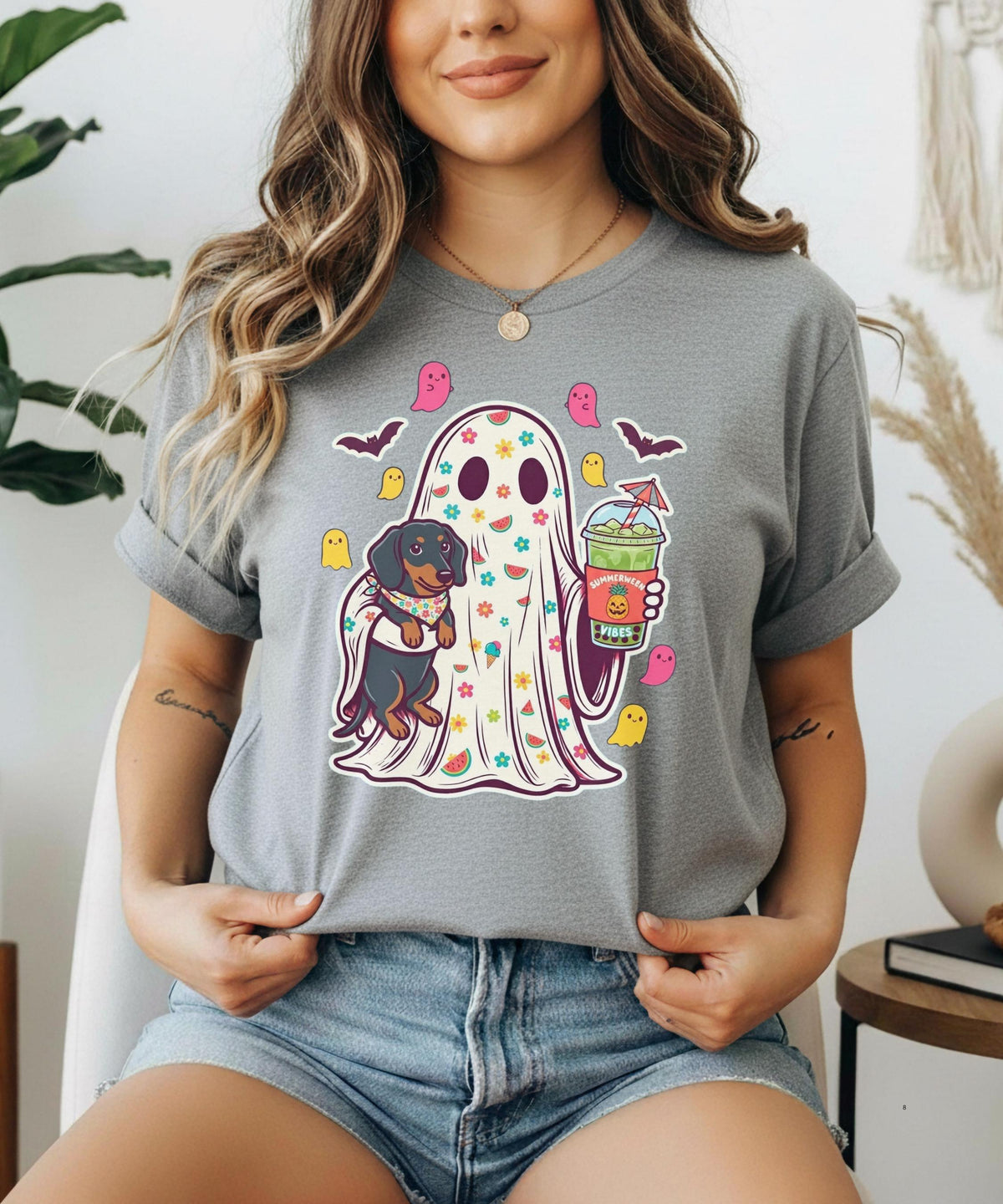 Summerween Vibes Ghost Dogs Unisex
