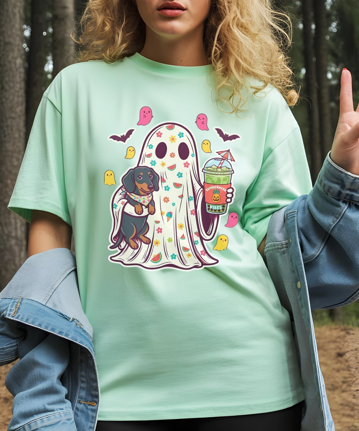 Summerween Vibes Ghost Dogs Unisex